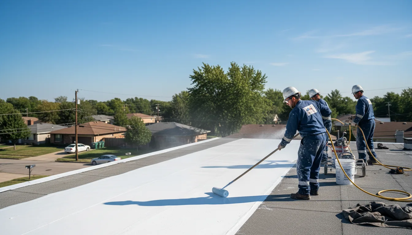 Commercial roof coating in Tracys Landing, MD near me